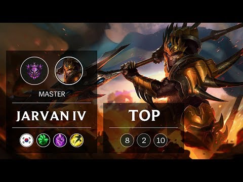 Jarvan IV Top vs Sion - KR Master Patch 9.2