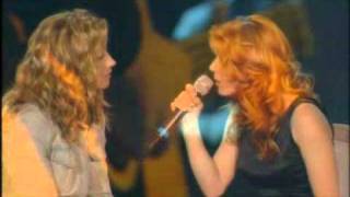 Lara Fabian et Isabelle Boulay - Il y a (Il Etait Une Voix 06/10/01) HQ