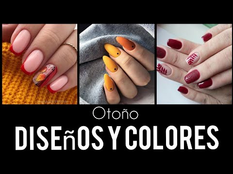 UÑAS OTOÑO 2021♥️ UÑAS BONITAS PARA OTOÑO 🍂#NAILSFALL  #DESINGNAIL #RECOPILACION