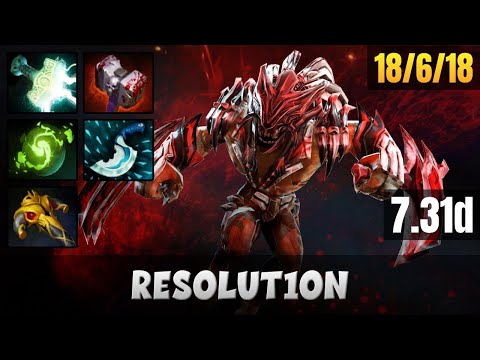 RESOLUT1ON Bloodseeker TOP LANE Gameplay WITH 18 KILLS | Dota 2 Full Game