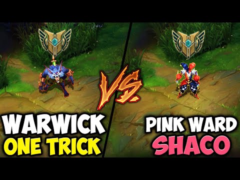 MASTER WARWICK ONE TRICK VS. PINK WARD SHACO! | WHO WINS THE OTP BATTLE?