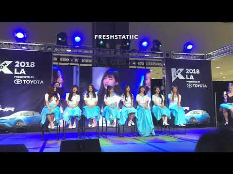 180812 fromis_9 (프로미스나인) - 'Clover' (KCON18LA Super Rookie Showcase)