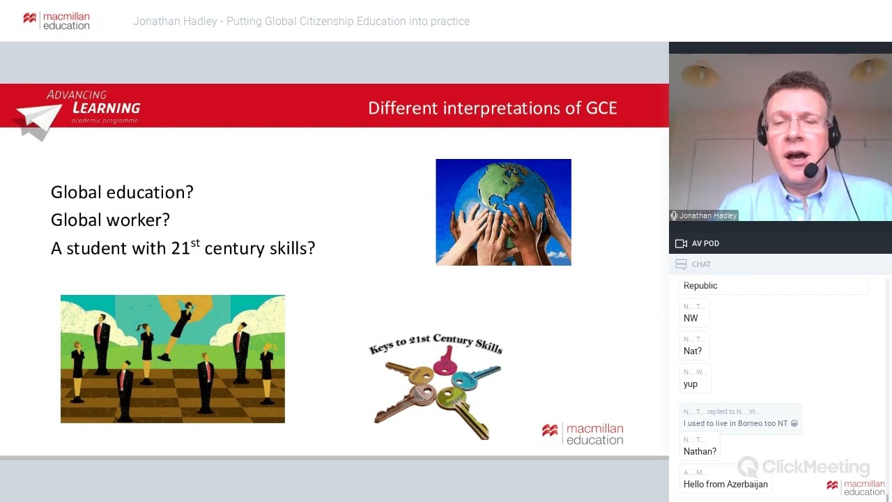 Putting Global Citizenship Education into practice [Advancing Learning Webinar]