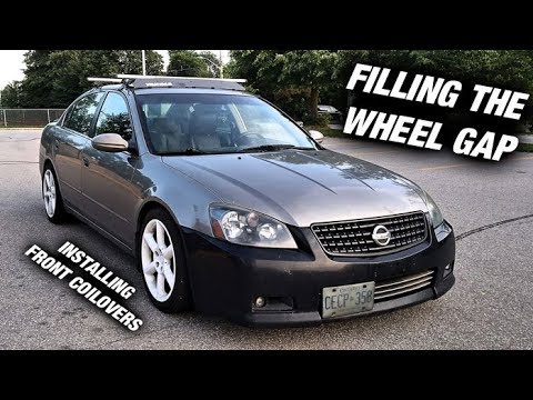 Installing Front Coilovers On My SE-R Swap Altima