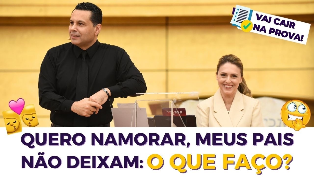 QUERO NAMORAR, MEUS PAIS NÃO DEIXAM: O QUE FAÇO?