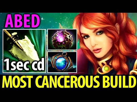 1sec CD Powershot the Most Cancerous Build of Dota2 7.03- Abed [Windranger]