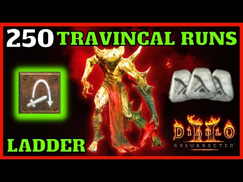 D2R - 250 Ladder Travincal Run Highlights