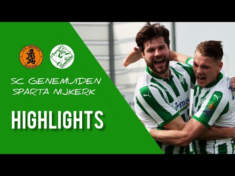Samenvatting: cruciale goal in de blessuretijd, SC Genemuiden - Sparta Nijkerk