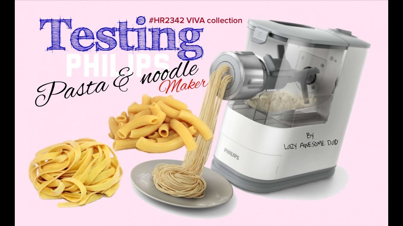 Making Pasta with the new Philips Pasta and noodle maker VIVA Collection compact HR2342 How to clean