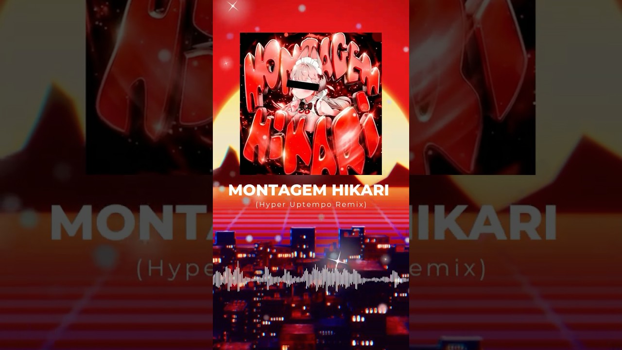 【BPM200】MONTAGEM HIKARI - Hyper uptempo Remix #edm #shorts