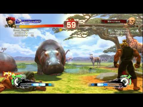 Devyl_King85 [Akuma] Vs Matt-Hazard [Gouken] SSF4 AE Ranked Matches - PSN