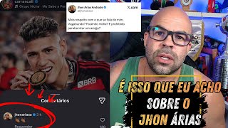 PAPO RETO - ÁRIAS SE ENVOLVE EM TRETA COM TORCEDOR DO FLUMINENSE EM REDE SOCIAL