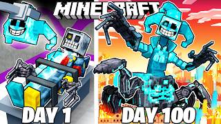 I Survived 100 Days as DIAMOND PROTOTYPE in Minecraft!