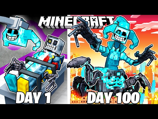 I Survived 100 Days as DIAMOND PROTOTYPE in Minecraft!