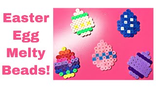 How To Make Easter Egg MELTY BEADS From A Square Template