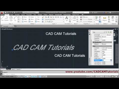 AutoCAD Tutorial for Beginners Lesson 1