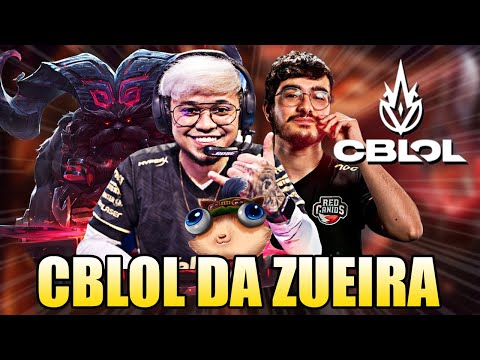 PENTAKILL DO TITAN E FLASH SECRETO DO GUIGO - CBLOL DA ZUEIRA