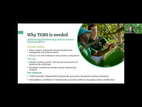 Webinar: The Global Biodiversity Standard (TGBS) applied to Plan Vivo Carbon Projects