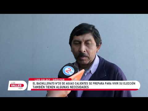 Bachillerato de Aguas Calientes: elección de representante y necesidades edilicias