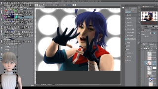 【お絵かき雑談】ファンアート描くその５の１【Vtuber】