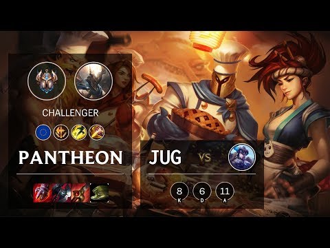Pantheon Jungle vs Sejuani - EUW Challenger Patch 10.4