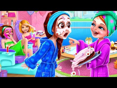Spa Birthday Party - Nails Salon & Dress Up Game for Kids