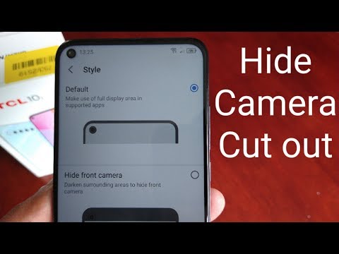 TCL 10L Hide Front Facing Camera Cutout (HOLE)