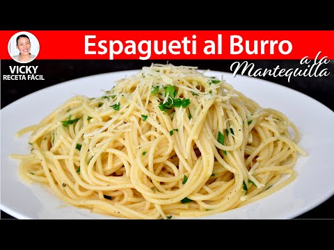 SPAGHETTI WITH DONKEY AND BUTTER | Vicky's Easy Recipe