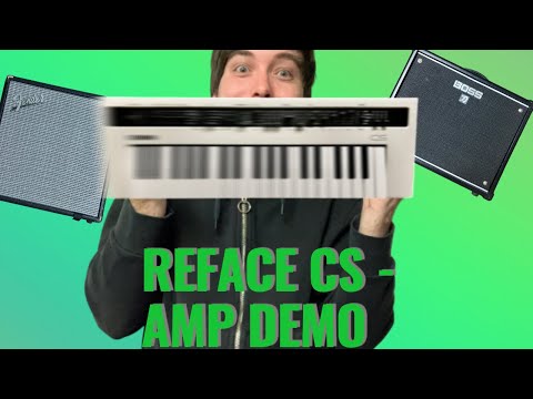 Yamaha Reface CS Amp Demo and Review - Recording through Amplifiers