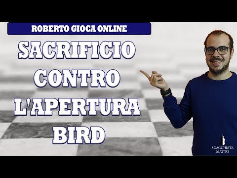 SACRIFICIO DI CAVALLO CONTRO L'APERTURA BIRD | PARTITE DI SCACCHI ONLINE