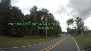 SOUTH CAROLINA BACKROADS - Afternoon drive Tega Cay SC to Waxhaw NC on country back roads - ASMR