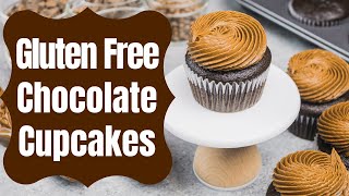 Gluten Free Chocolate Cupcakes from Scratch | CHELSWEETS