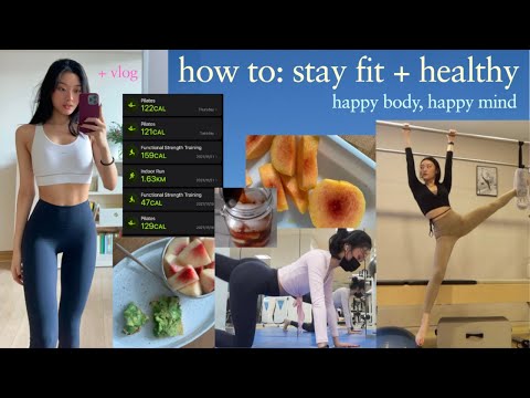 HOW I stay fit, healthy, and happy 🌱workout routine, diet, mindset to fitness