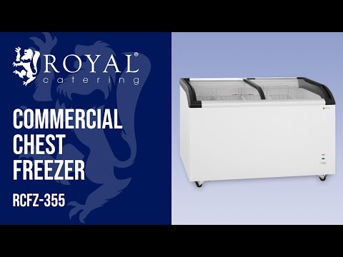 video - Commercial Chest Freezer - 355 L