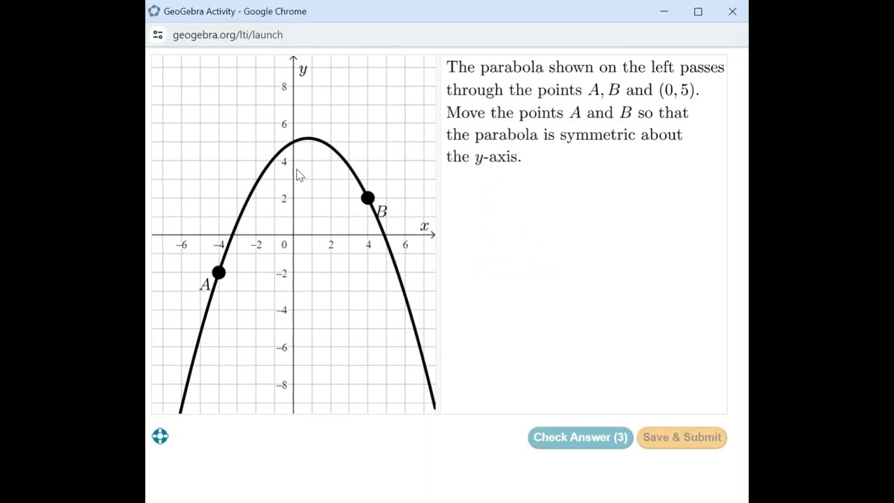 Mylab Math: Geogebra Graphing Exercises (Canada)