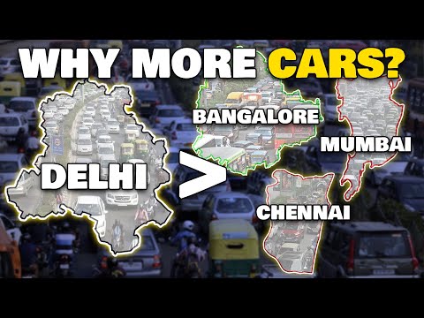 Why Delhi Has More Cars Than Mumbai, Bangalore & Chennai Combined