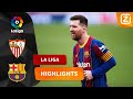 HET DOORZETTINGSVERMOGEN WORDT BELOOND ⚽⚽ | Sevilla vs Barcelona | La Liga 2020/21 | Samenvatting