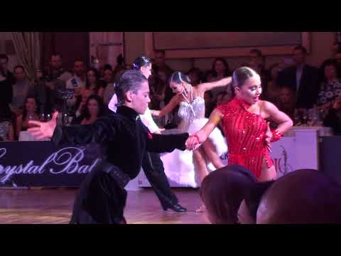 Novikov Egor & Prusakova Daria Rumba Final Junior II Latin  Crystall Ball 2018
