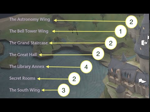 Hogwarts Legacy All House Tokens Locations - Daedalian Keys Walkthrough