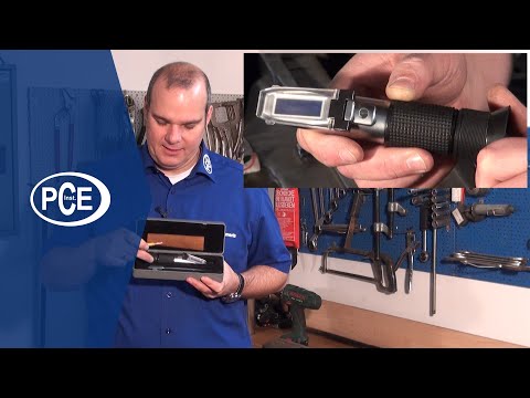 PCE-SG - Refraktometer-Messgerät für Kühl-, Frostschutz- und Reinigungsmittel