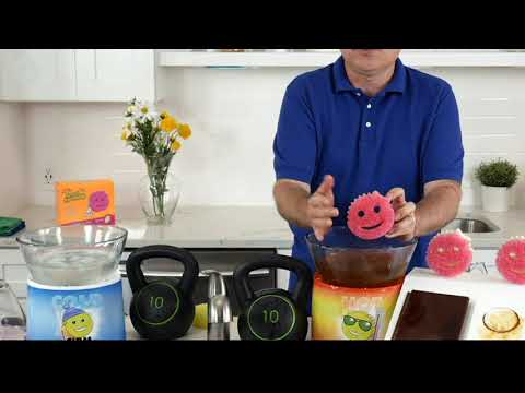 Scrub Mommy Set of (8) Dual-Sided Flex Texture Sponges by Scrub Daddy on QVC