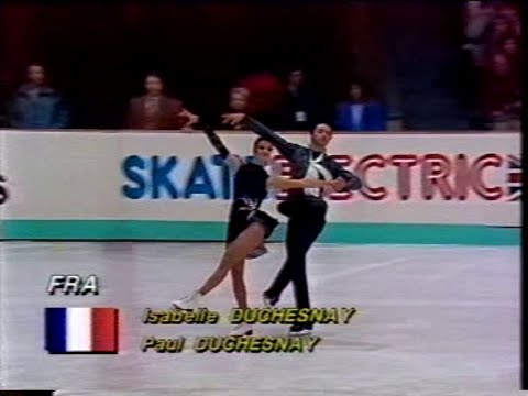 Isabelle Duchesnay & Paul Duchesnay FRA - 1988 European Championships Original Set Pattern Dance