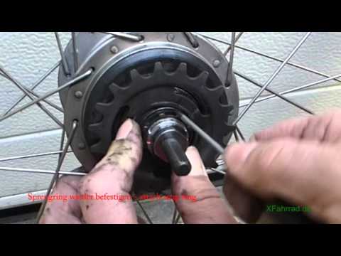 Zahnkranz bei einer 8-Gang Nabenschaltung wechseln -  Change the sprocket on a Nexus 8 gear hub
