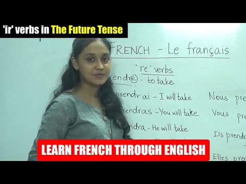 'ir' verbs in The Future Tense | French Class- 84 | Learn French Through English | French Lesson