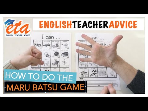 "Maru Batsu Janken | Easy ESL Speaking Game for Junior High School Grammar Practice"