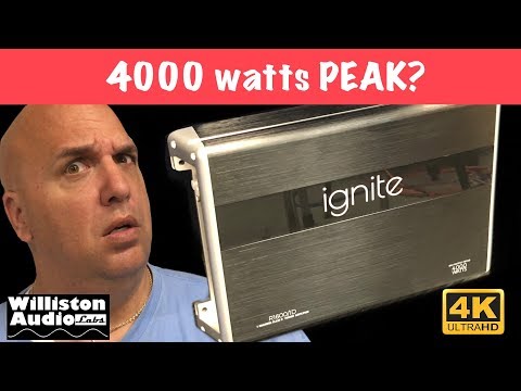 4000 watts for $75? Ignite Audio R1600/1D Amp Dyno Test (4K)