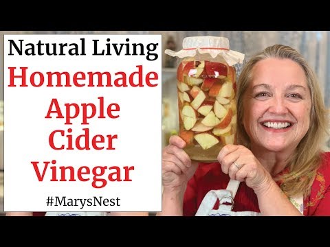 How to Make Homemade Apple Cider Vinegar with the Mother - DIY From Scratch Recipe for Beginners