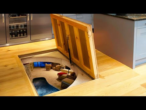 15 Genius Hidden Rooms & Space Saving Ideas