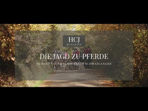 Die Jagd zu Pferde - Traditionelle Herbstjagd des Haupt- und Landgestüts Schwaiganger