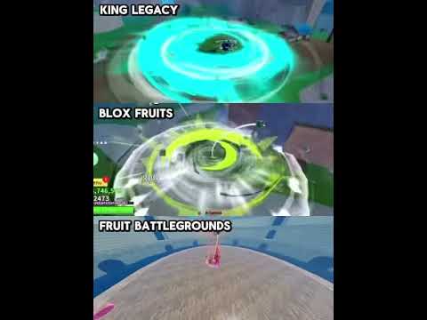 King legacy vs Blox Fruits vs Fruit Battlegrounds buzzcut #roblox #fruitbattlegrounds  #bloxfruits